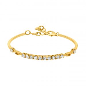 18 Ct Diamonds Bracelet Claws Settings