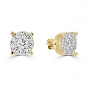 Yellow Gold Diamond Studs
