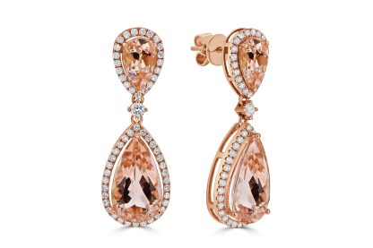 Morganite Earrings