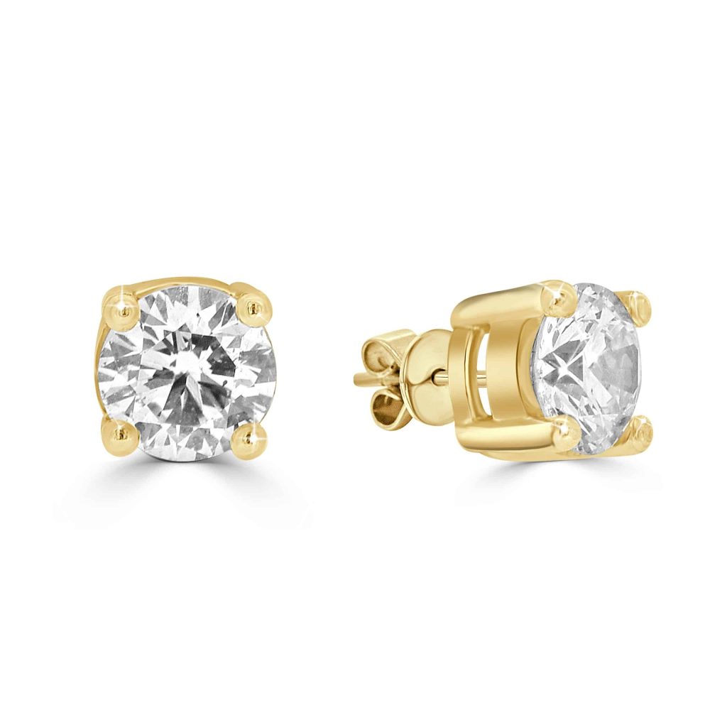 Round Diamond Studs