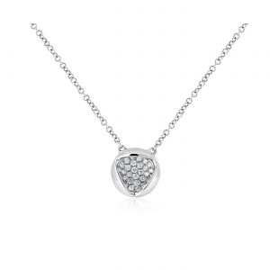 Diamond Pendant Necklace in 18kt Gold