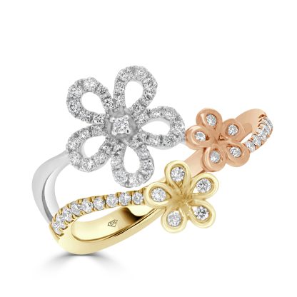 The Tone Floral Ring