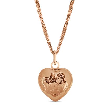 Angel Heart Shape Pendant