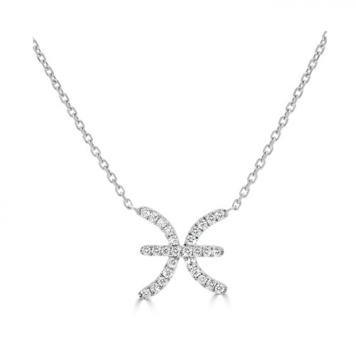Pisces Diamond Necklace