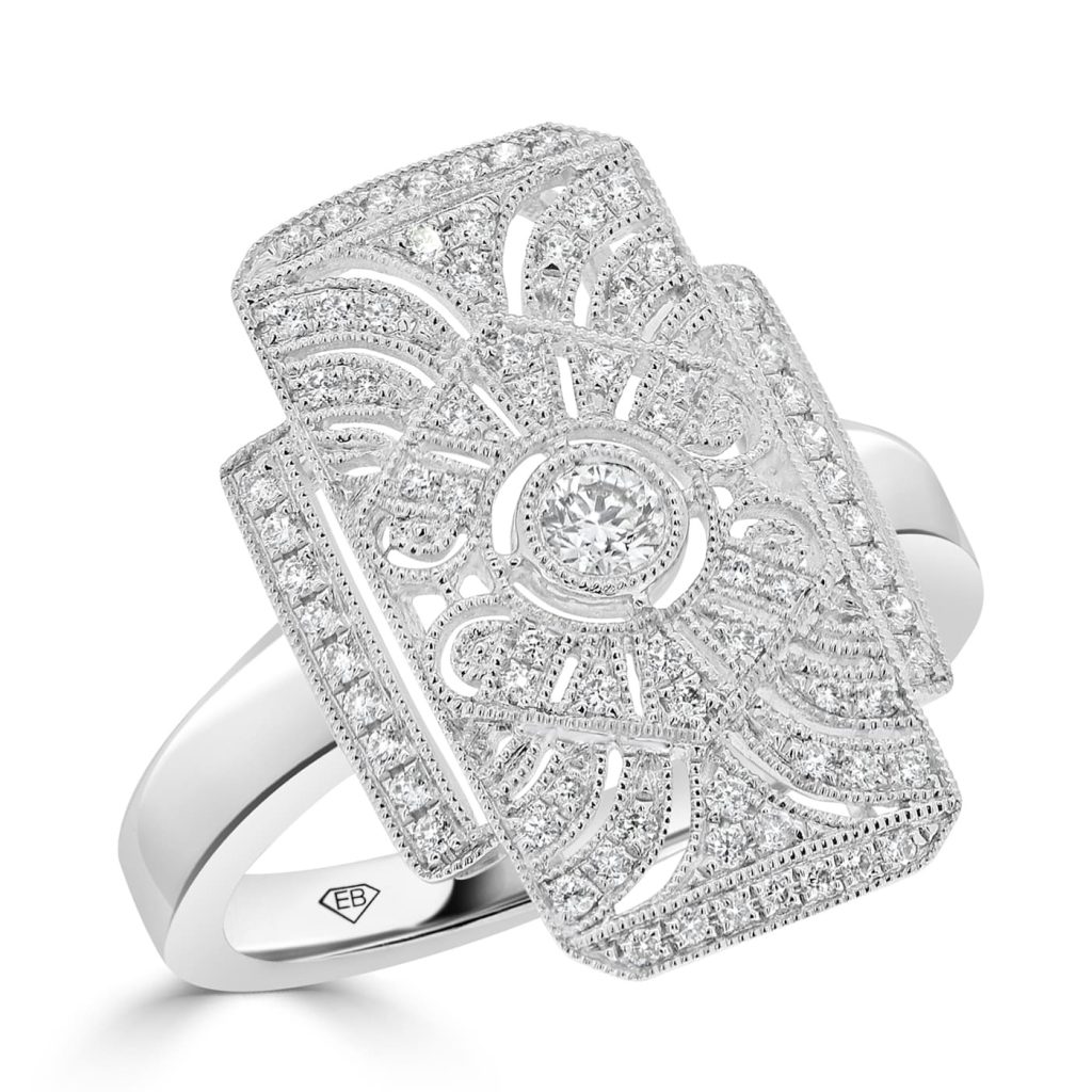Art Deco Rectangular Ring