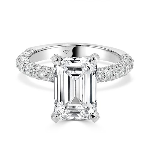 Emerald Cut Diamond 3.70 Ct