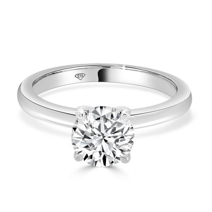 Round Diamond Solitaire Engagement Ring