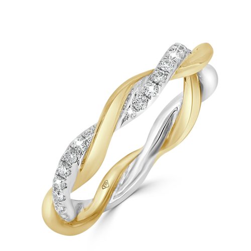 Diamond Wedding Ring A Beautiful Twist of Elegance