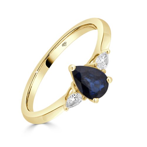 Sapphire Trilogy Ring