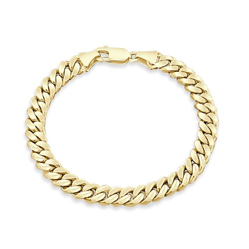18ct Gold Bracelet Mens Bold Luxury in Yellow Gold