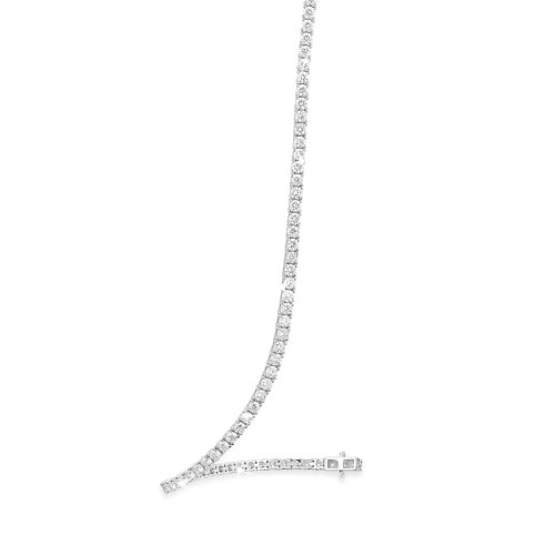 Lab Diamond Tennis Bracelet 3.6 Ct in 18kt White Gold