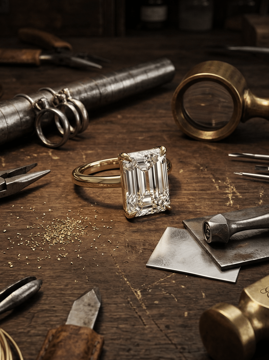 Radiant Cut Lab Diamonds With Side Diamo…