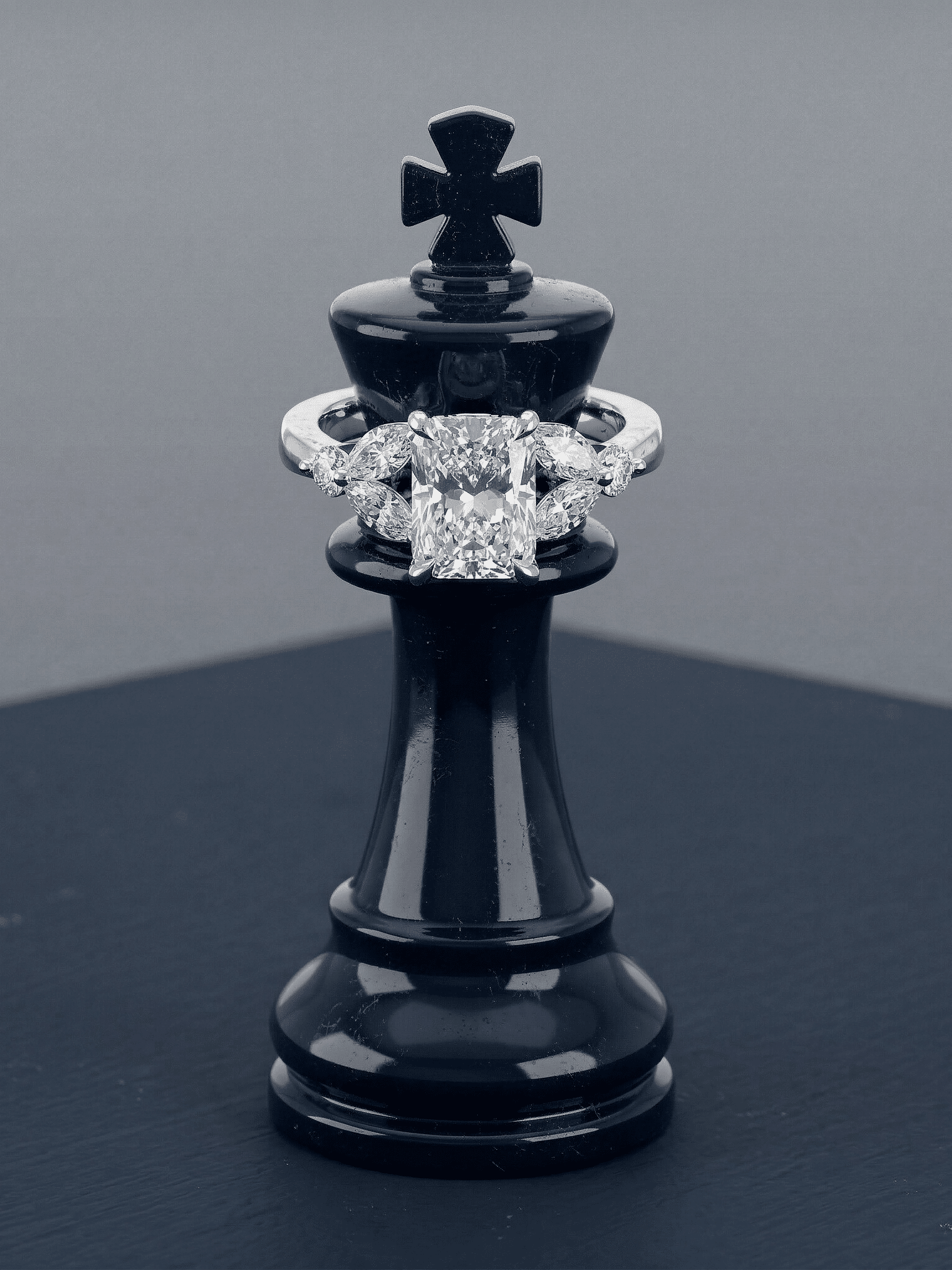 Elongated Cushion Cut Engagement Ring 18…