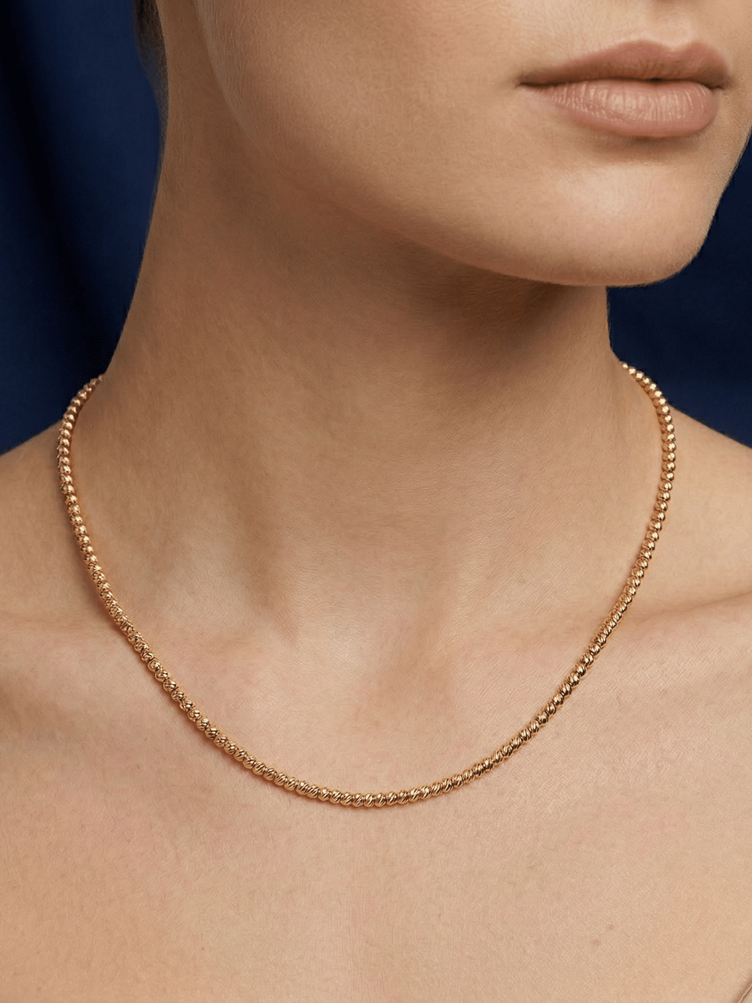 18Kt Curb Link Thick Chain Diamond Cut 4…