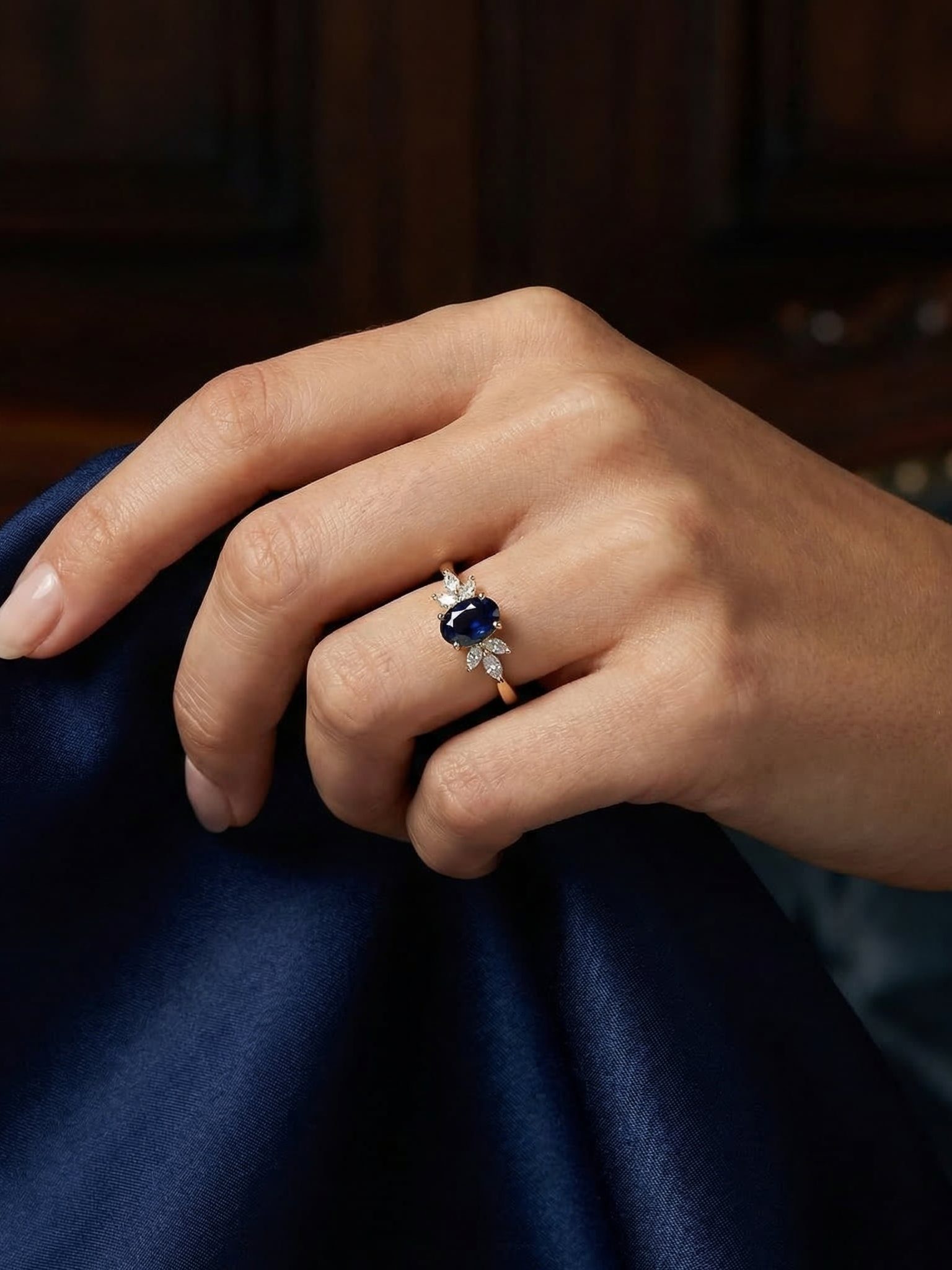 18ct Yellow Gold Sapphire and Diamond To…