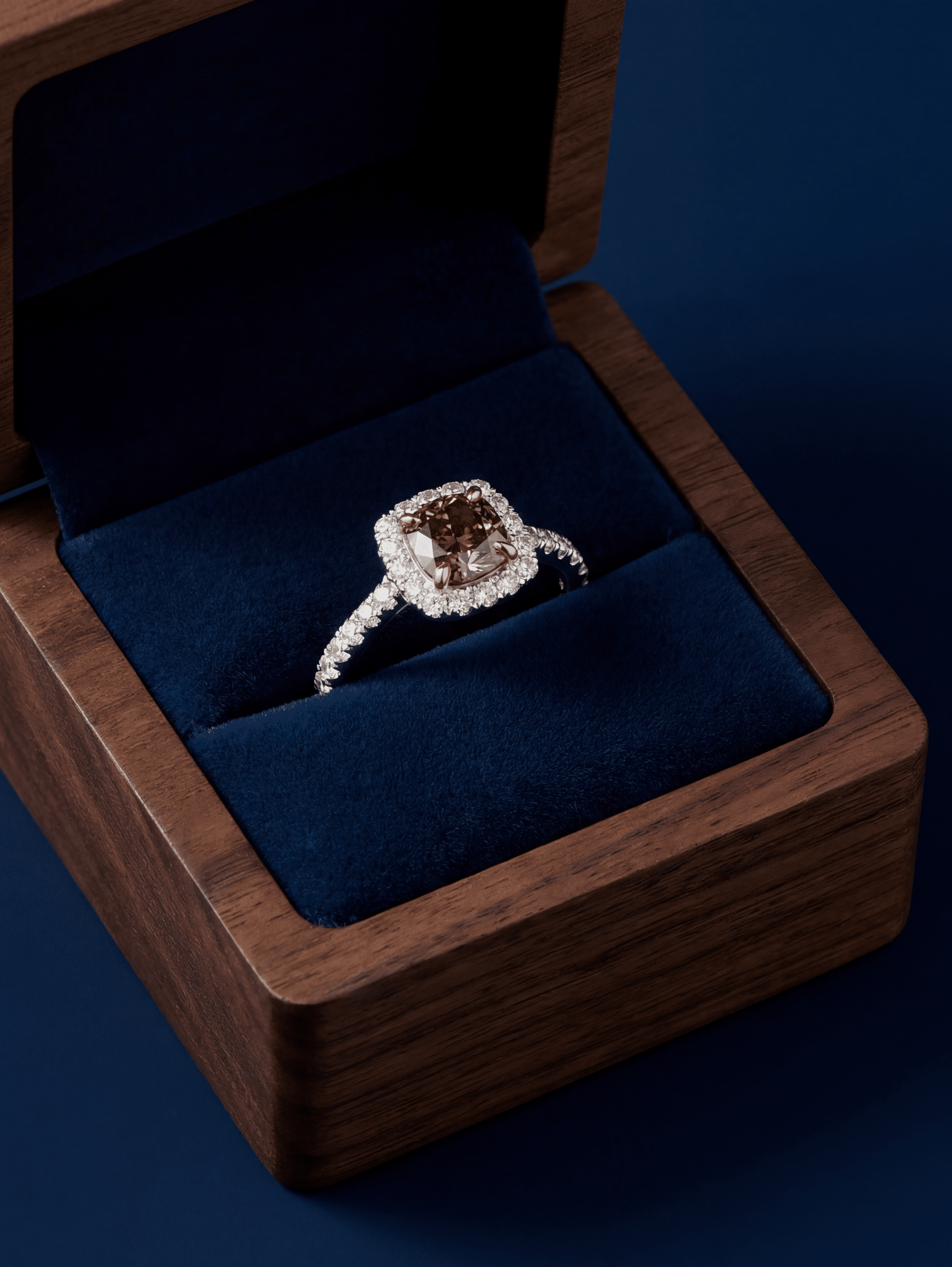Pear Cut Yellow Diamond Ring