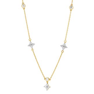 Round Diamond Necklaceround diamond necklace