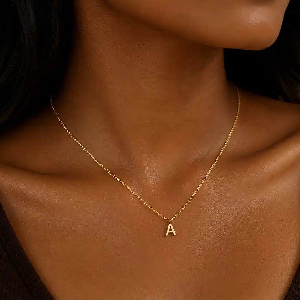 1 Letter Personalized Necklace