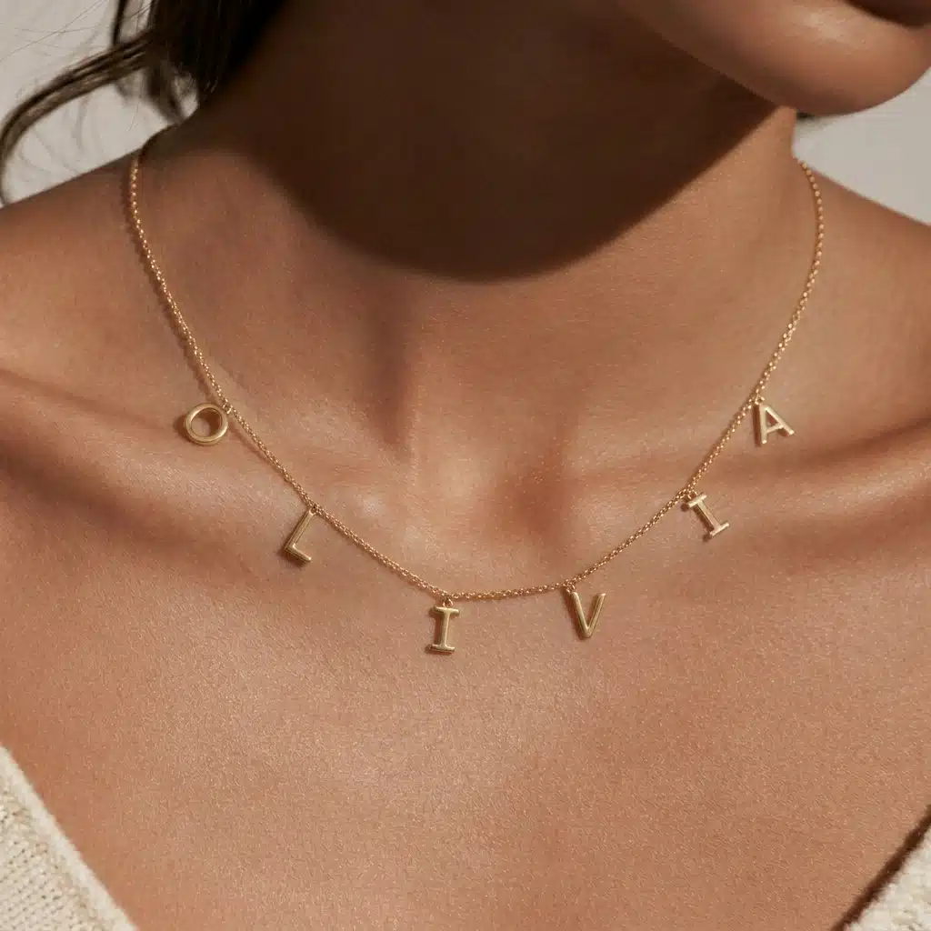 6 Letters Necklace