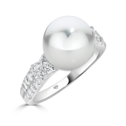 Pearl and Diamond Dress Ring