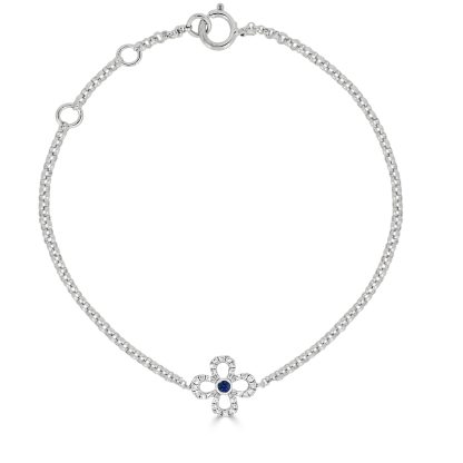 Clover Shaped Diamond Bracelet