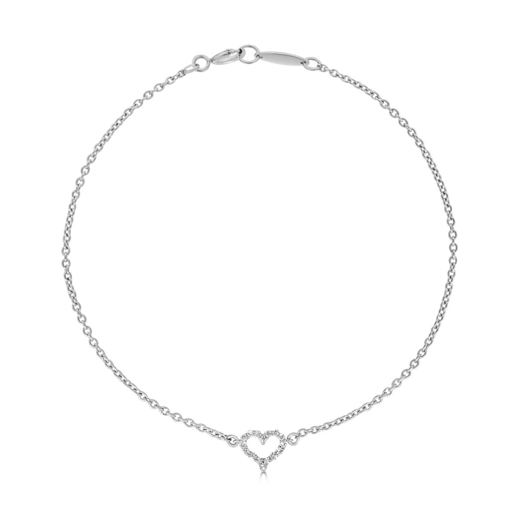 Diamond Heart Bracelet