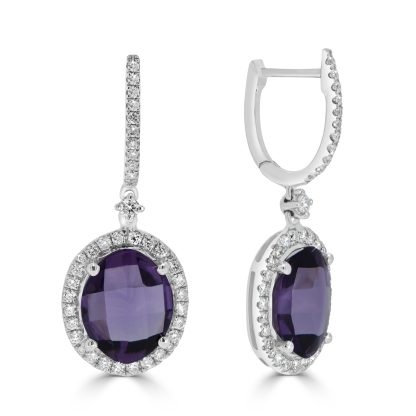 amethyst earrings