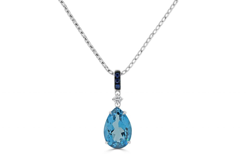Blue Topaz Necklace