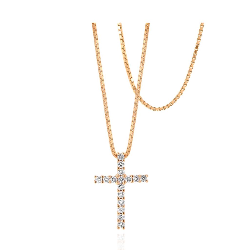 Rose Gold Cross pendant