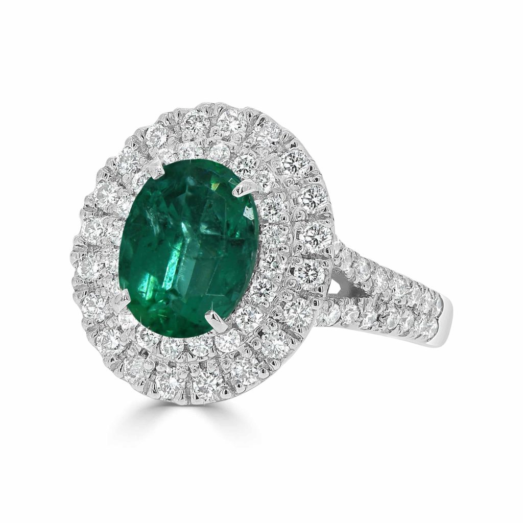 Emerald Engagement Ring
