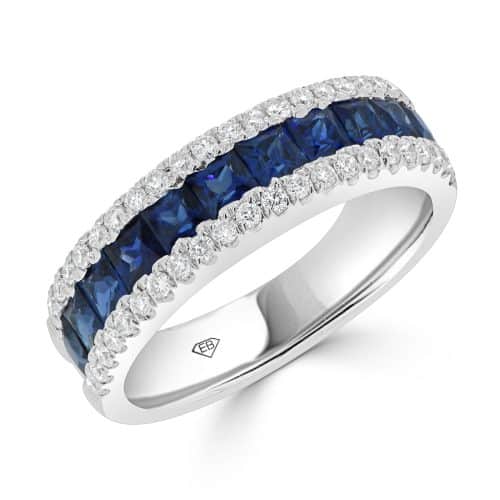 Sapphire Ring & Diamond Cocktail Ring