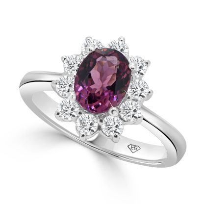 tourmaline floral ring