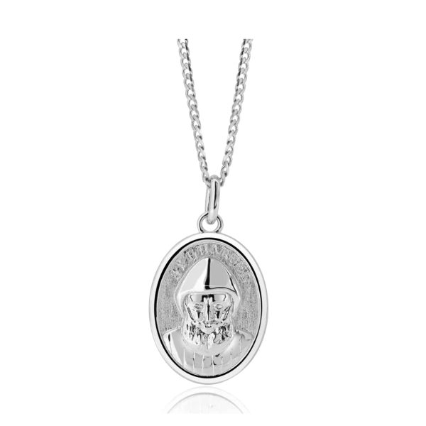 St Charbel Pendant with Diamonds