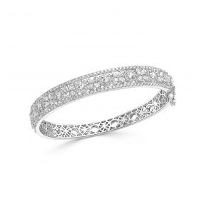 Pear Shape Diamond Bangle