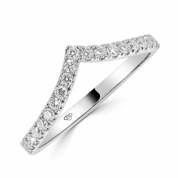 Round Diamond Wedding Band