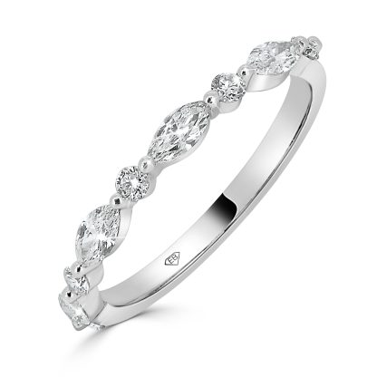 Diamond wedding band