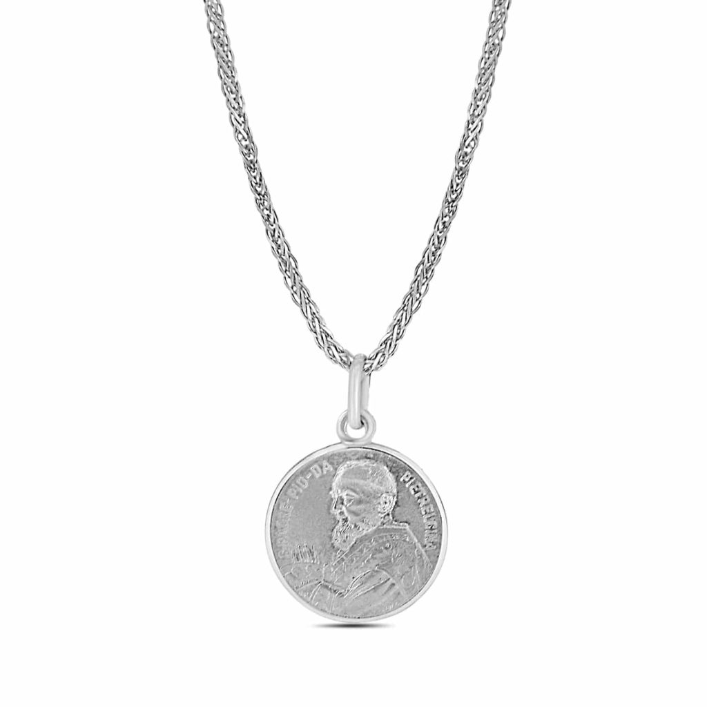 Padre Pio Golden Pendant