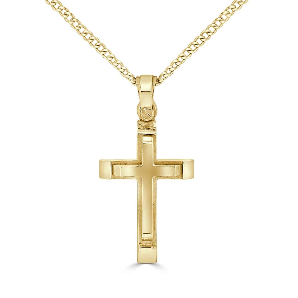 Yellow Gold Cross Pendant