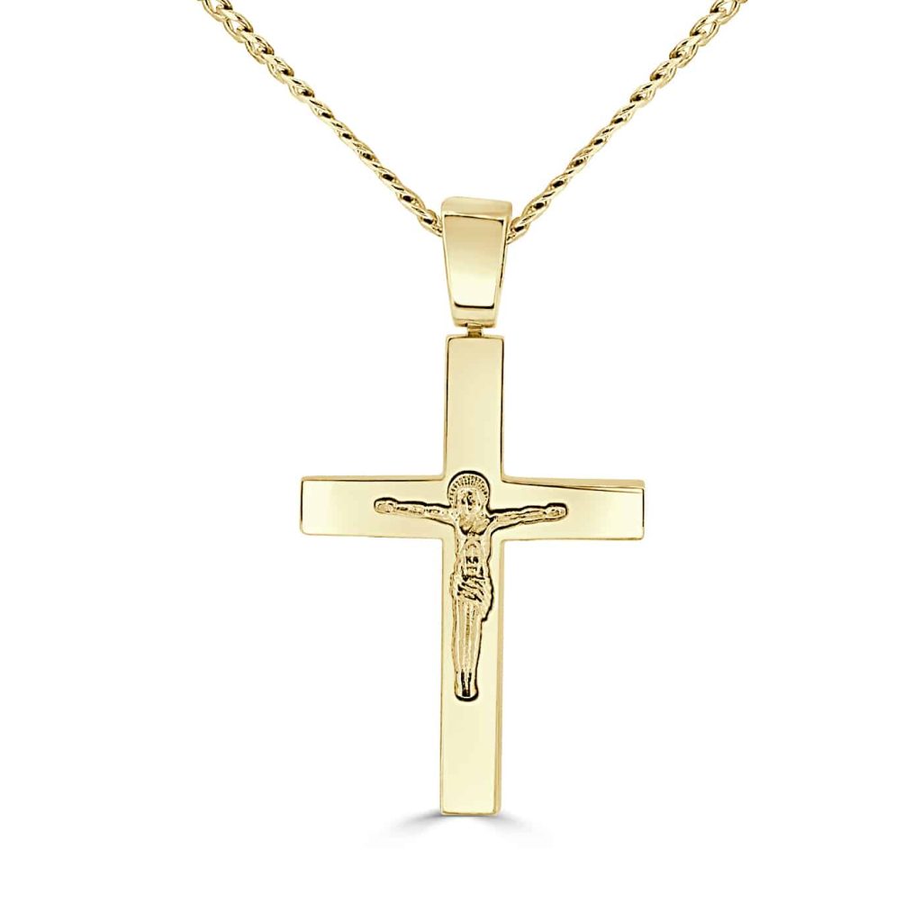 Yellow Gold Cross Pendant