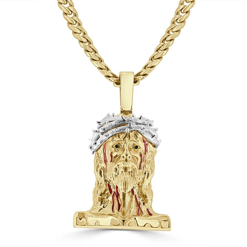 3D Jesus Face Pendant