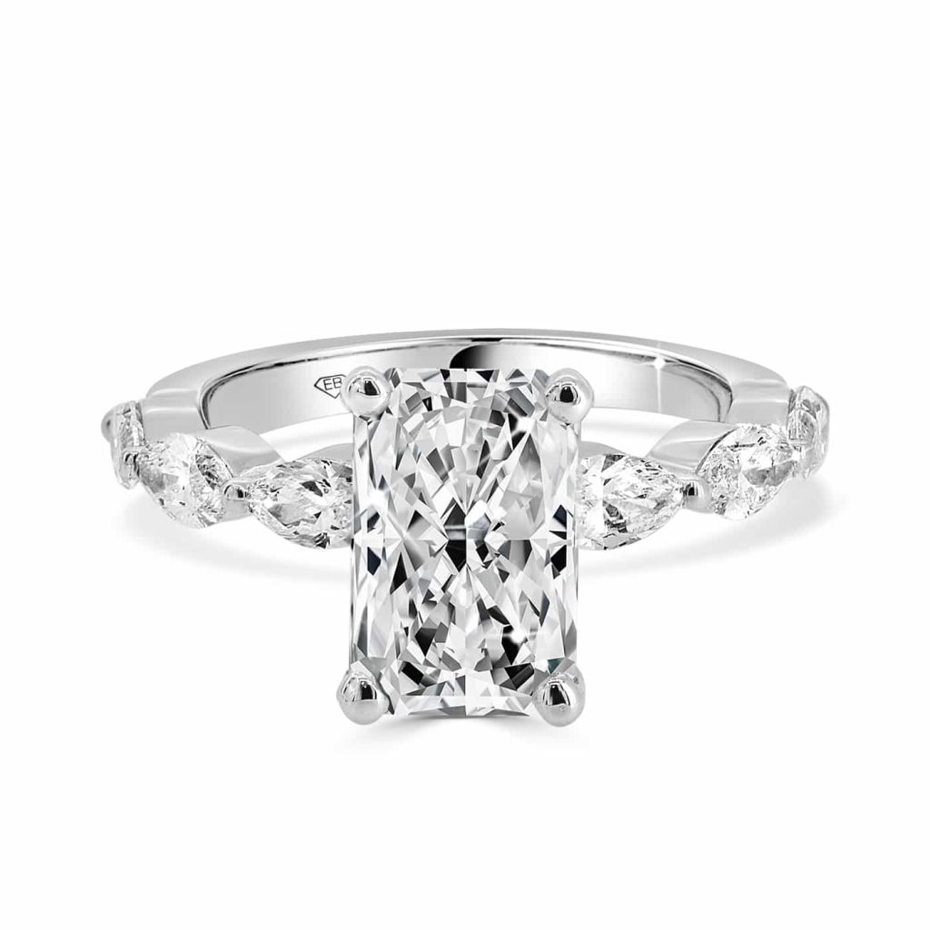 Radient Cut Engagement Ring