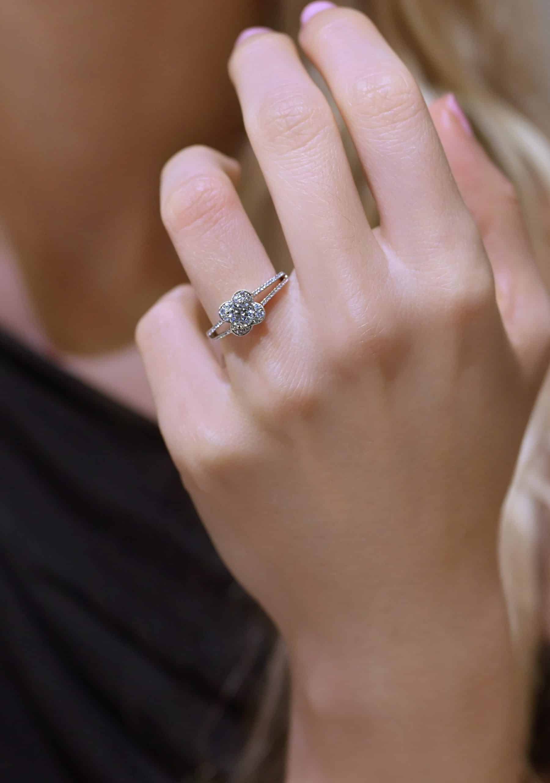 Split Ring Engagement Rings