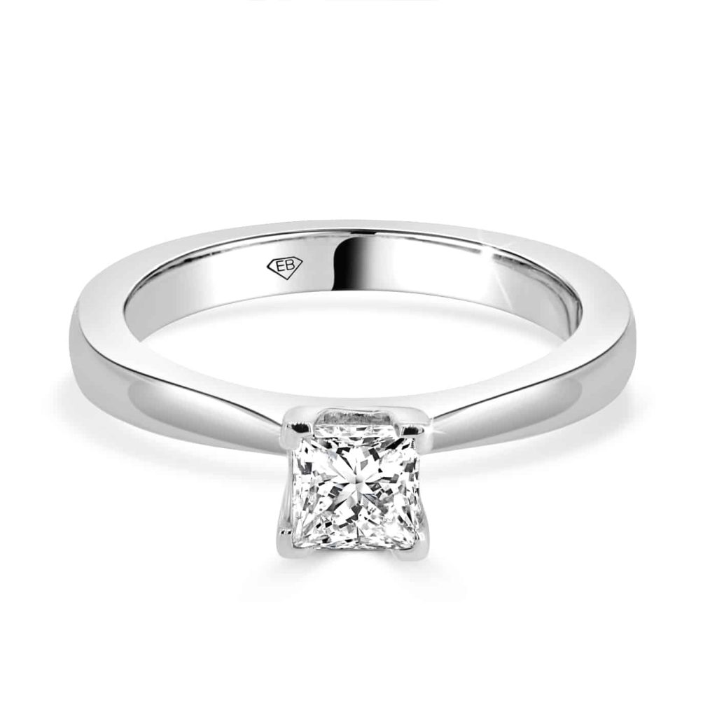 Princess cut diamond ring
