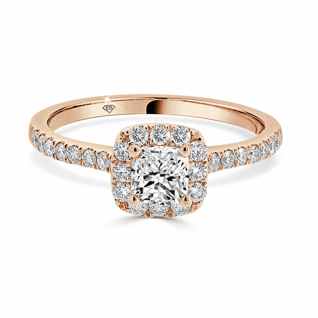 Diamond Engagment Ring with Halo