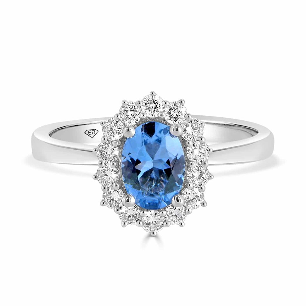 aquamarine engagement ring
