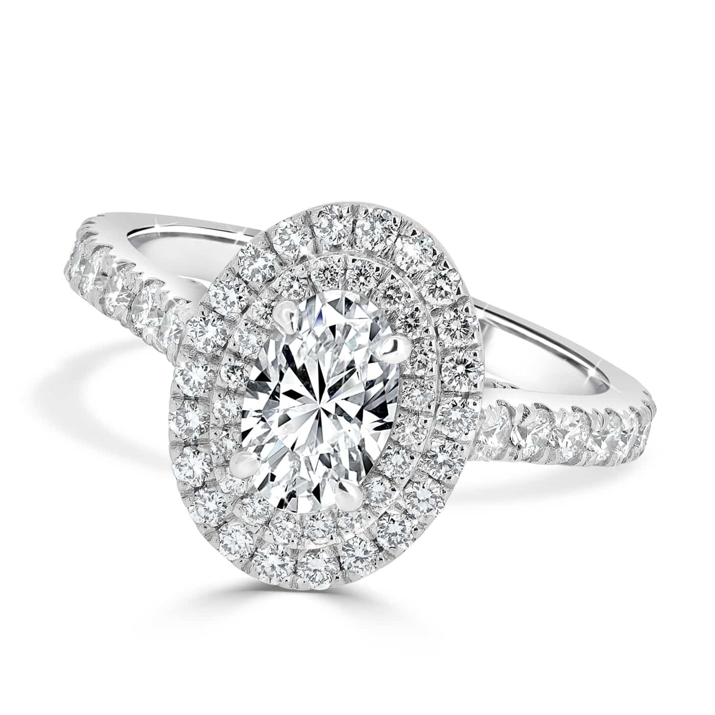 0.70 carat natural diamond engagement ring