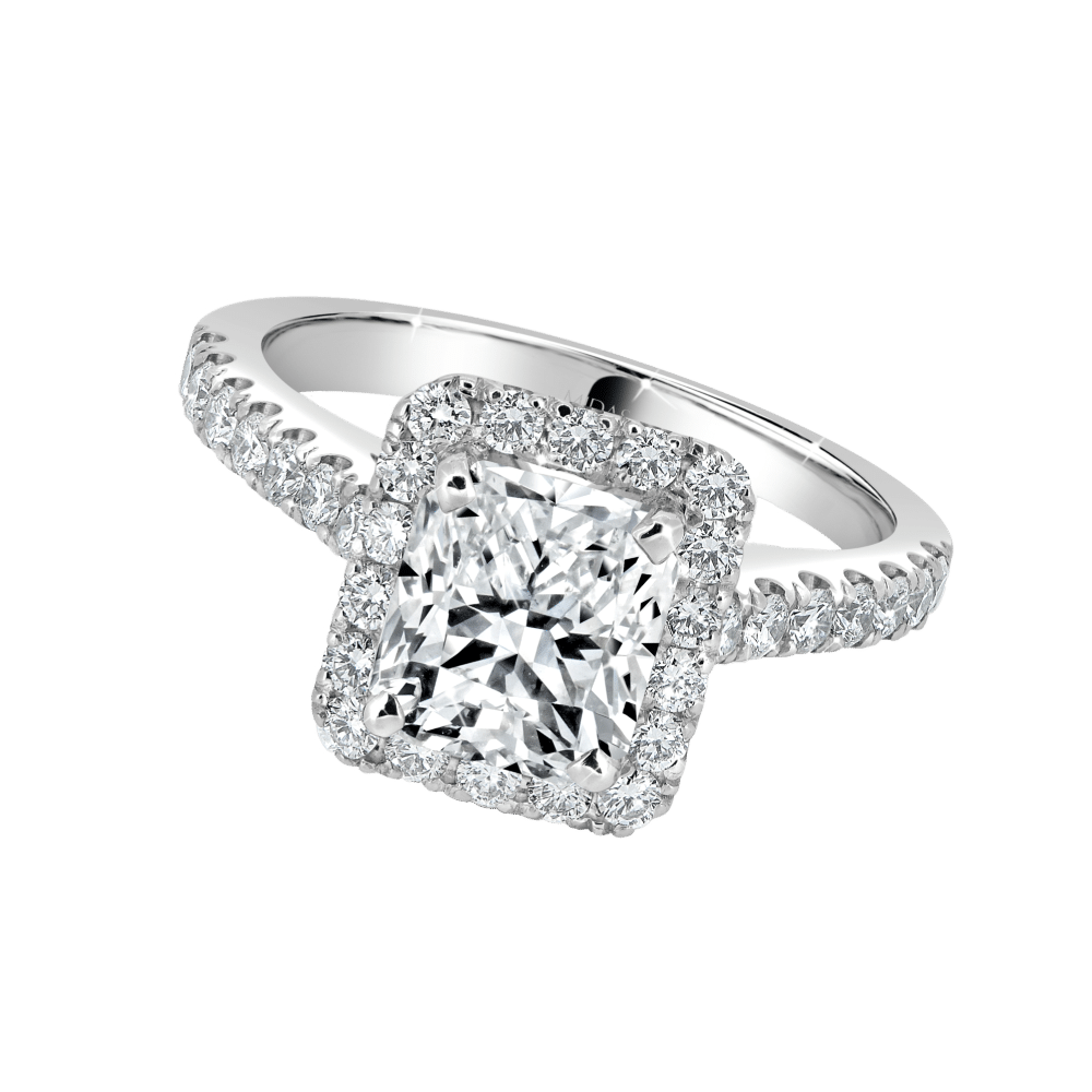 1 1/2 carat natural diamond engagement ring