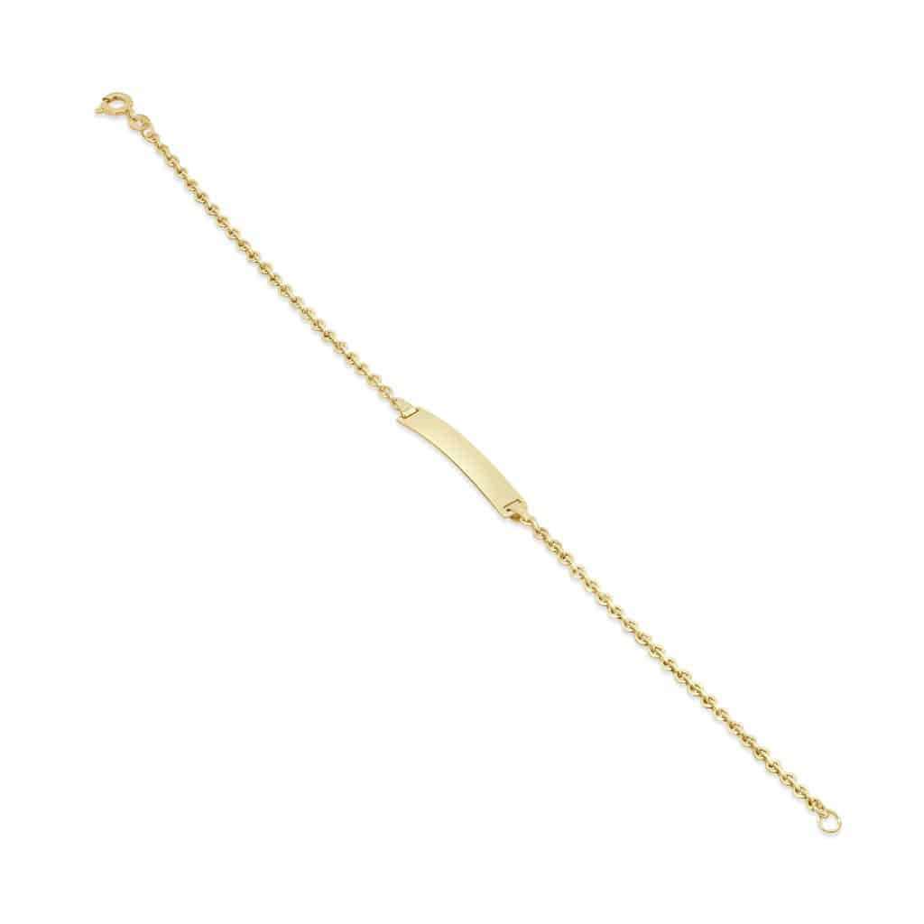 gold chain bracelet engraving