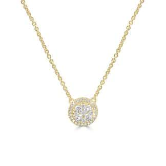 Shine Bright in Sophistication with this Diamond NecklaceYellow gold diamond necklace