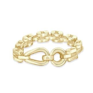 Sculpted Gold Chain Bracelet for Everyday ConfidenceTextured yellow gold bracelet